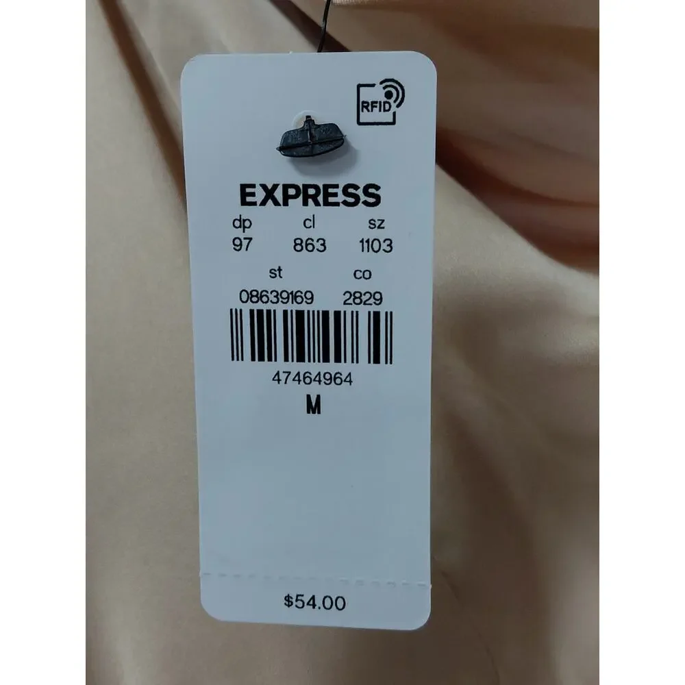 NWT Express Pink Lined Tank Women Size M